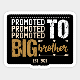 Promoted To Big Brother Sticker